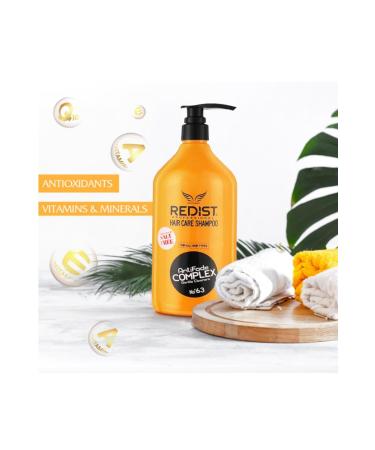 Redist Effective Against Sensitive and Damaged Hair Salt-Free & Sulfate-Free Shampoo - Vegan Formula 1000 ml Pack of 2 - Buy Online on GoSupps.com