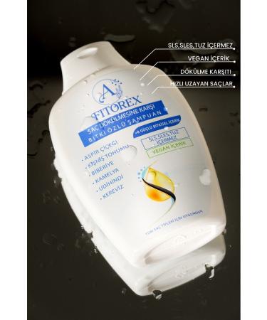 Fitorex Natural and Herbal Solution Against Hair Loss: Paraben SLS SLES Salt-Free Perfume-Free Shampoo