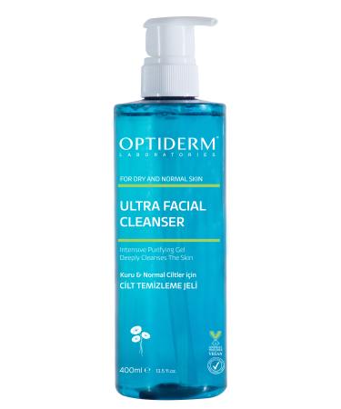 Optiderm Skin Cleansing Gel Facial Cleansing Gel for Dry and Normal Skin 400 ml