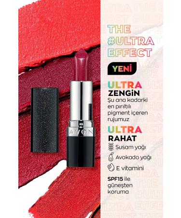 Avon Ultra Shimmer Shimmer Lipstick Rosy Lumos 2 Pack + Lovider Pocket Mirror Gift - Buy Online on GoSupps.com