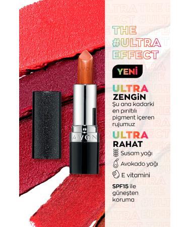 Avon Ultra Shimmer Shimmer Lipstick Copper Sparkle 2 Pack + Lovider Pocket Mirror - Buy Online on GoSupps.com