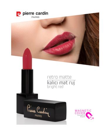 Pierre Cardin Retro Matte Lipstick - Bright Red - 151