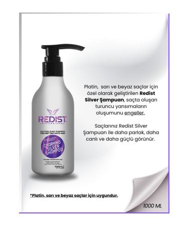 Redist Silver Shampoo for Dyed Highlighted White and Gray Hair 500 ml - Buy Online on GoSupps.com