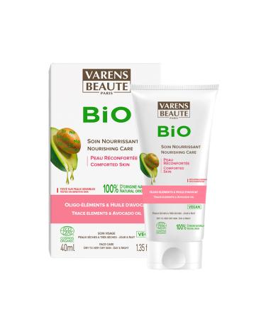 VARENS BEAUTE Bio Nourishing Face Care Cream Natural Vegan 40 ml Cruelty Free