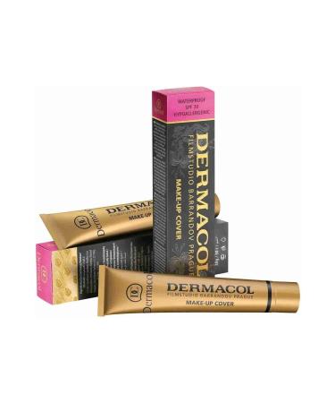 Dermacol Make Up Cover Foundation-207 Long-Lasting Waterproof Full Coverage Liquid Foundation
