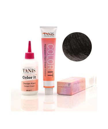 TANIS PROFESSIONAL TANIS COLOR-IT (100 ML) Permanent Hair Dye Ash Mix (Asch Mix)