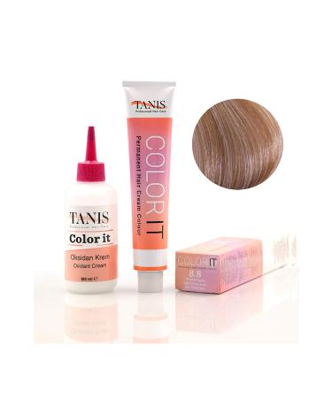 TANIS PROFESSIONAL TANIS COLOR-IT (100 ML) Permanent Hair Dye 8.8 (Light Brown Blonde)