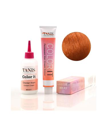 TANIS PROFESSIONAL TANIS COLOR-IT (100 ML) Permanent Hair Dye 88.43 (Saffron)