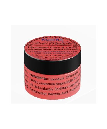Kuatra Red Marigold Moisturizing - Antioxidant Luminous Balm (NATURAL INGREDIENT LIPSTICK - BLUSH - EYESHADOW) - Buy Online on GoSupps.com