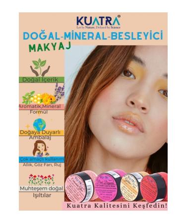 Kuatra Red Marigold Moisturizing - Antioxidant Luminous Balm (NATURAL INGREDIENT LIPSTICK - BLUSH - EYESHADOW) - Buy Online on GoSupps.com