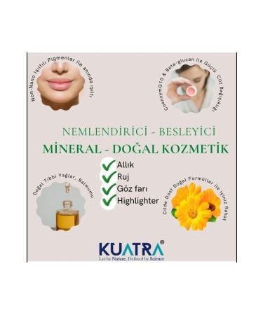 Kuatra Red Marigold Moisturizing - Antioxidant Luminous Balm (NATURAL INGREDIENT LIPSTICK - BLUSH - EYESHADOW) - Buy Online on GoSupps.com