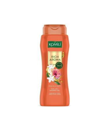 Komili Rich Aroma Peace&Calm Shower Gel - Amber&White Jasmine - Long-lasting Perfume Effect - Vegan - 500 ML - Buy Online on GoSupps.com
