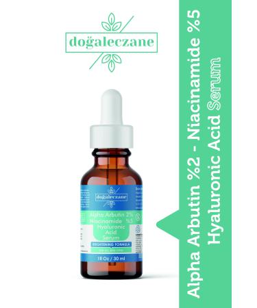Natural Pharmacy Niacinamide 5% + Alpha Arbutin 2% Hyaluronic Acid 30 Ml. Facial Peeling for Blemished Skin
