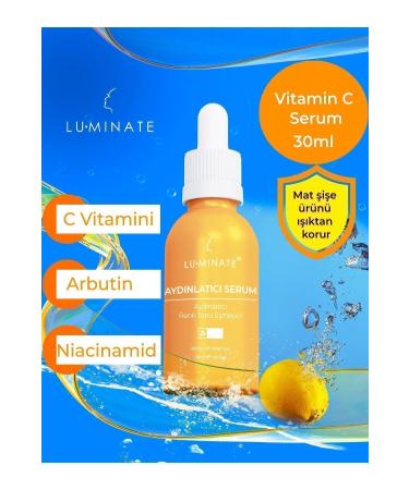 Luminate Vitamin C Serum Anti-Acne Brightening Skin Tone Equalizer Niacinamide - Buy Online on GoSupps.com