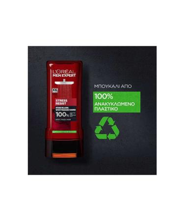 L'Oreal Paris Men Expert Instant Freshness Stress Resistant Shower Gel 400ml - Buy Online on GoSupps.com