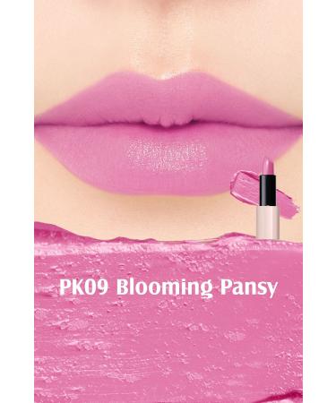 The Saem Kissholic Lipstick Intense / Intense Pigmented Shiny Long-Lasting Lipstick Pk09 Blooming Pansy - Buy Online on GoSupps.com