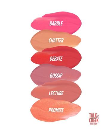 the balm Talk is Cheek Blush Cream cream blush Intensely Pigmented Liquid Blush Cheek Cream Blush  - Buy Online on GoSupps.com