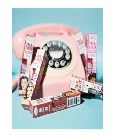 the balm Talk is Cheek Blush Cream cream blush Intensely Pigmented Liquid Blush Cheek Cream Blush  - Buy Online on GoSupps.com