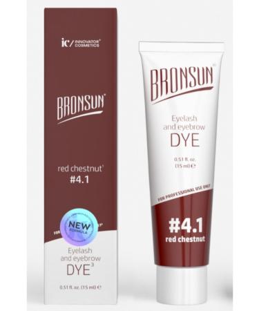 BRONSUN eyebrow dye copper chestnut