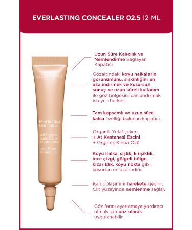 Clarins Everlasting Concealer 02.5 12 ml Concealer