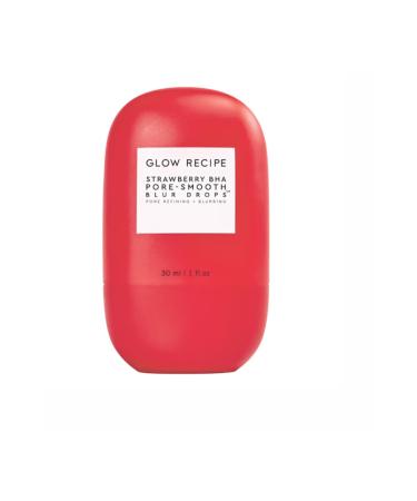 GLOW RECIPE Strawberry BHA Pore-Smooth Blur Drops - Pore Tightening Serum 30 ml BERCESTE COSMETICS