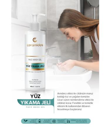 Ceramides Purifying Facial Cleansing Gel for Oily Skin 400ml