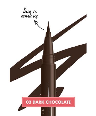 NYX Professional Makeup Epic Ink Liner - Dark Chocolate - Brown Eyeliner - Buy Online on GoSupps.com