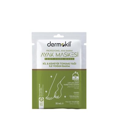 Dermokil Clay and Hemp Oil Peeling Effect 35 ml Foot Mask