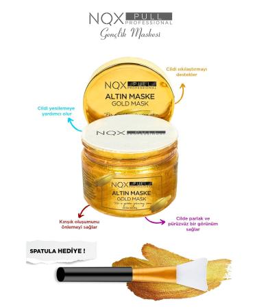 NQX PULL Gold Mask Gold Peelable Gold Mask B5 Vitamin Youth Mask 150 ml - Buy Online on GoSupps.com