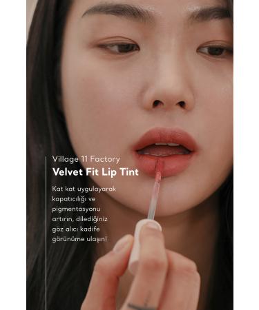 Village 11 Factory Velvet Fit Lip Tint Blooming Red 4.7g - Matte & Creamy Lip Tint - Buy Online on GoSupps.com