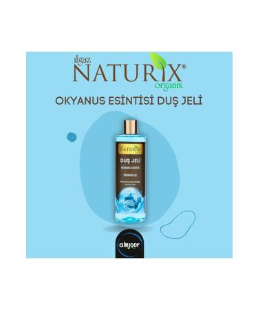 Naturix Ocean Breeze Shower Gel Shower Gel Lasting Fragrance Perfume Effect Shower Gel 400 Ml