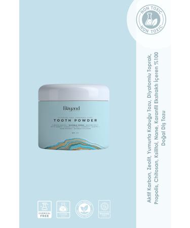 Beyond Handmade Remineralization & Whitening Tooth Powder - Chitosan Activated Carbon Clove Eggshell