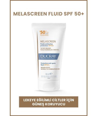 Ducray Melascreen Fluid SPF50+ Sunscreen Cream for Combination and Blemish Prone Skin 50 ml