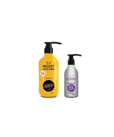 Redist Salt-Free Shampoo and Silver Shampoo Hair Care Set Special Solution for Sensitive and Well-Cared Hair - Buy Online on GoSupps.com