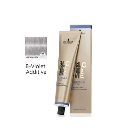 Schwarzkopf BLONDME Bleach&Tone Dye 60ml B - Violet Additive (Purple Reflection)