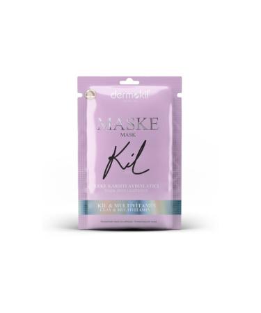Dermokil Anti-Spot Brightening Mask - Clay and Multivitamin 15ml