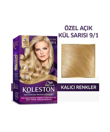 Wella Koleston Kit Hair Dye 9/1 Special Light Ash Blonde - Buy Online on GoSupps.com