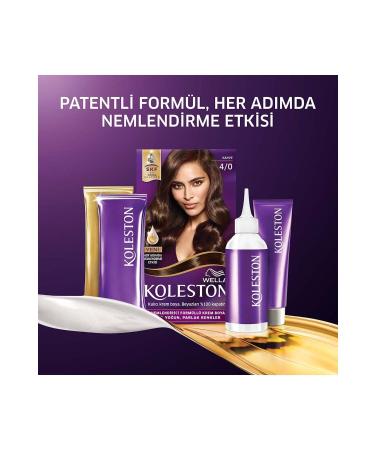 Wella Koleston Kit Hair Dye 4/0 Brown - Buy Online on GoSupps.com