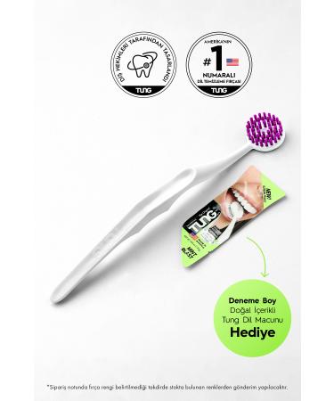 Tung Dil Temizleyici Dil F r as | Do al erikli Naturel Deneme Macun Hediyeli