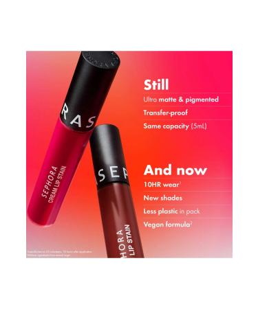Sephora Cream Lip Stain 10hr Liquid Lipstick - Buy Online on GoSupps.com