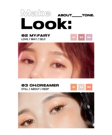 ABOUT TONE 6-Piece Intense Glitter Palette Oh My Glitter Pop 02 My Fairy - Buy Online on GoSupps.com