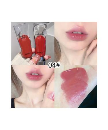 shaqinuo Creamy Water Gloss Lip Gloss Mirror Glass Lips Finish 1 Moisturizing Lip Gloss