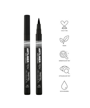 Show by Pastel Show Your Look 24H Long Lasting Mascara + Pastel Artliner Pen - Artliner Pen 01 Black - Buy Online on GoSupps.com