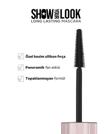 Show by Pastel Show Your Look 24H Long Lasting Mascara + Pastel Artliner Pen - Artliner Pen 01 Black - Buy Online on GoSupps.com