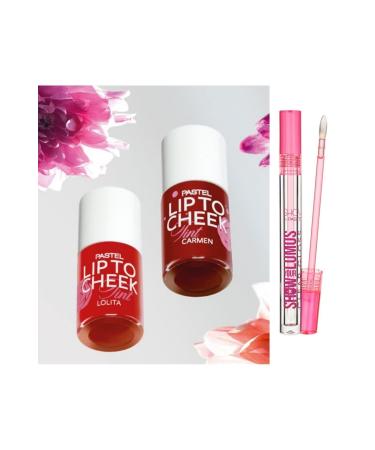 Show by Pastel Pastel Lip To Cheek Tint set of 2 + Show By Pastel Show Your Lumos Clear Gloss - Lip Gloss