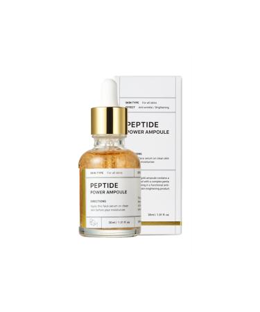 BOM Anti-Wrinkle Double Brightening 24k Gold 17 Amino Acid Serum Peptide Power Ampoule Serum