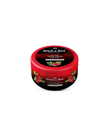 Black Red Clay Face Mask with Forest Fruits 400 gr
