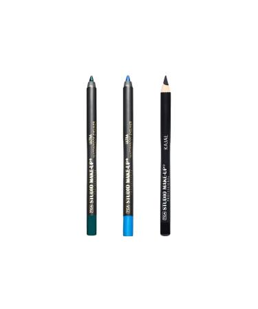 TCA Studio Make Up 3-Piece Ultra Waterproof Eyeliner Eye Pencil Set