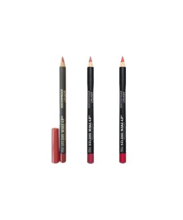 TCA Studio Make Up 3-pack Waterproof Lipliner Lip Pencil