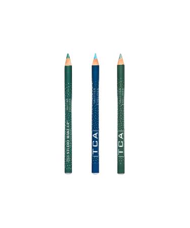 TCA Studio Make Up TCA 3-Piece Glitter Eyeliner Pencil Set